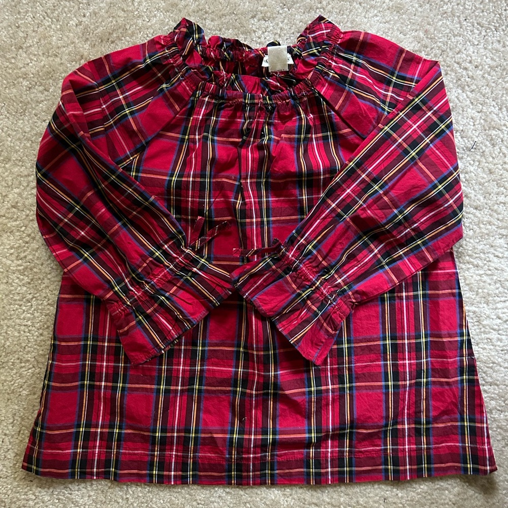 Crew cuts holiday top, Girls size 8